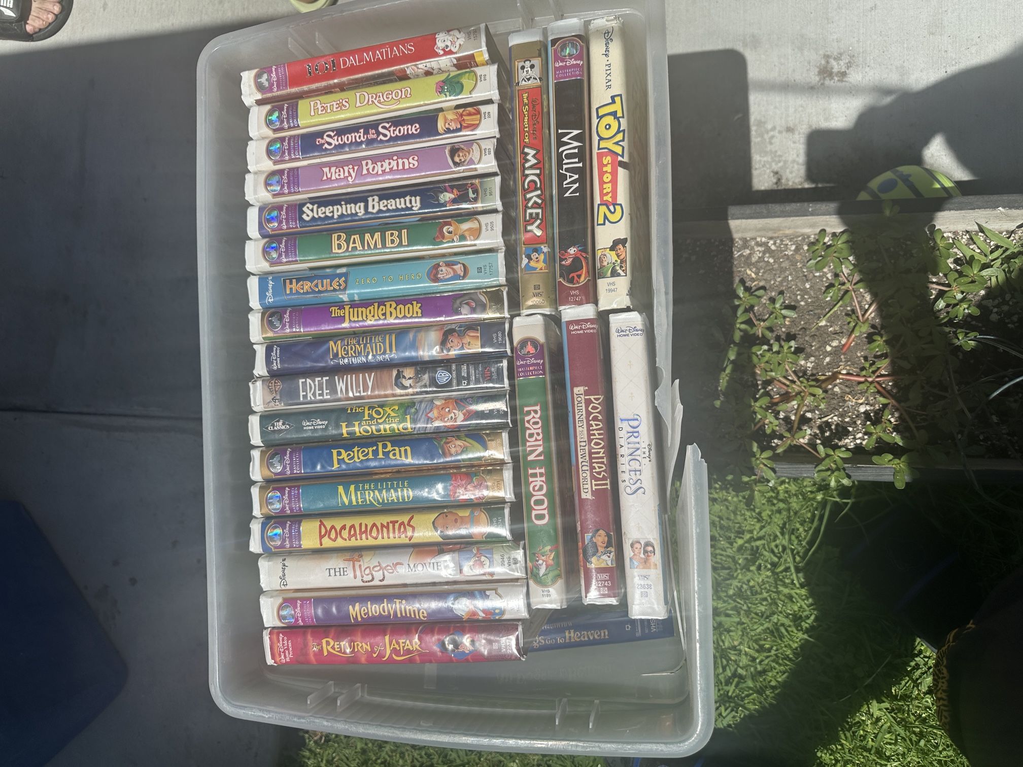50 Disney VHS Movies