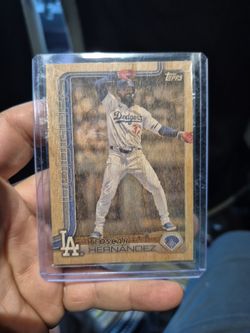 Topps Series 1 Teoscar Hernandez Wood /25 SP Parallel 