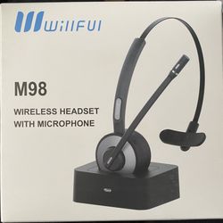 WillFUI Wireless Headset With Microphone