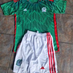 Mexico Kids World Cup Soccer Jersey 2022