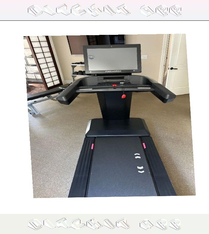 Sunny Health & Fitness Treadmill Work Out at Home town for