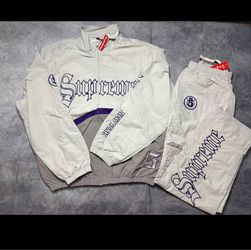 Supreme Track Suit Jacket and Pants Set