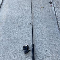 Premier Black Knight, rod and reel