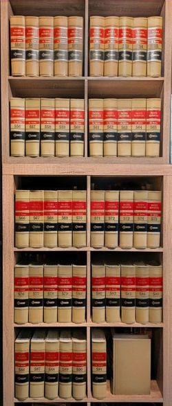 46 Volumes - Pacific Reporter 2d Series (P.2d), Vols 546-591, 1979 West Publishing