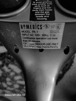 Homedic massager w/ attachments