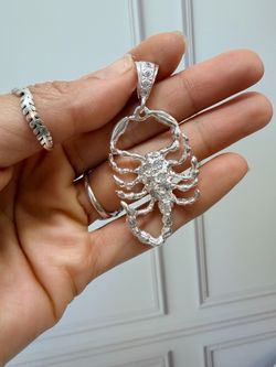 Scorpion pendant sterling silver 925