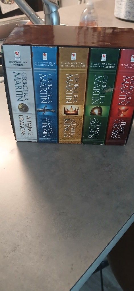 A Complete Set Of George R.R. Martin Books