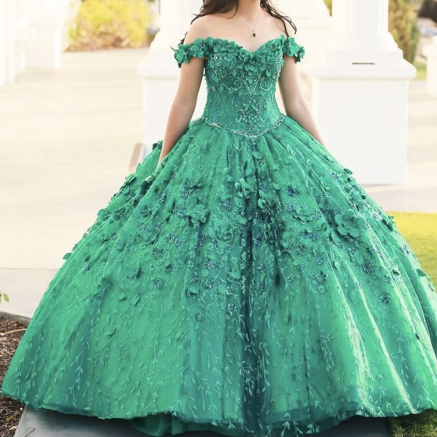Quinceanera Dress (Green) 