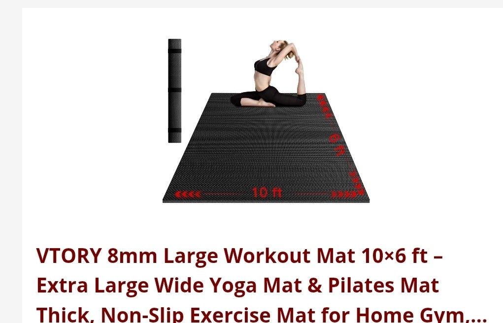 Workout Mat 10x6