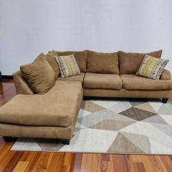 🚚 FREE DELIVERY - Cozy L-Shaped Sectional Sofa