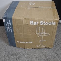 Bar Stools set 2 (Black) 