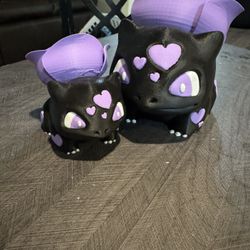 Valentine's Day Bulbasaur LED Candle Rose 