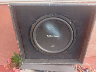 ONE SPEAKER UNA BOSINA ROCKFORD FOSGATE 12 INCHES GOOD CONDICIÓN ABLO ESPAÑOL