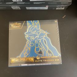 Mega evolutions Lucario Pokemon center ETB