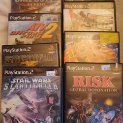 PS2 Game Collection Bundle Working 8pc