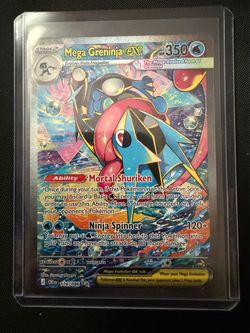 Pokemon Cards TCG Mega Greninja Ex - Psyduck - Dragonite - Zeraora - Alakazam