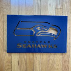 Metal Seahawks Decor Poster Football Seattle Wall Art