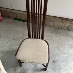 Brown Wooden Chair 