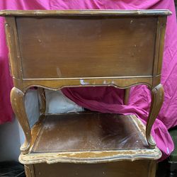 Brown tables 