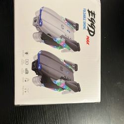 Foldable E9D Max Drone with Dual Camera
