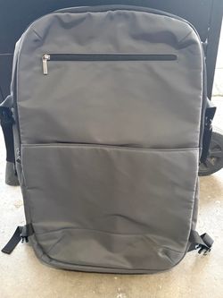 Open story hybrid luggage backpack