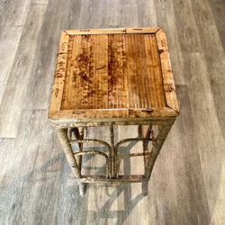 Bamboo Side Table Or Plant Stand 