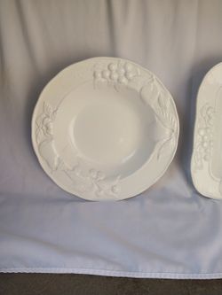 White Serving Platter
