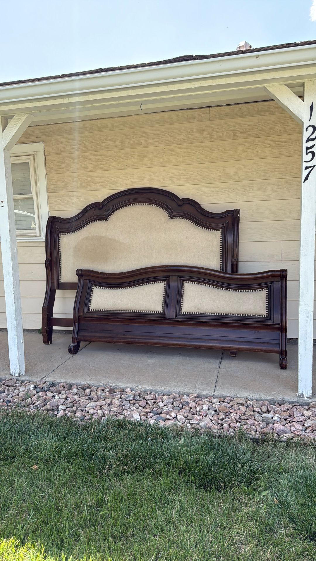 King Size Sleigh Bed-free