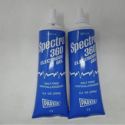 (2 Pack)SPECTRA 360 ELECTRODE CONDUCTIVE GEL ECG GEL 8.5 Oz (NEW)