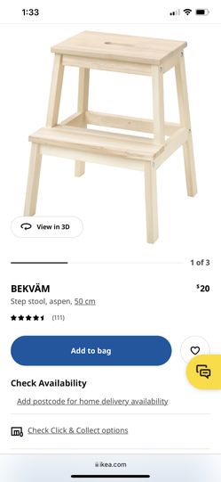 IKEA Bekvam Stool - New