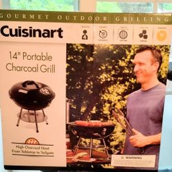 Brand New 14" Portable Charcoal Grill
