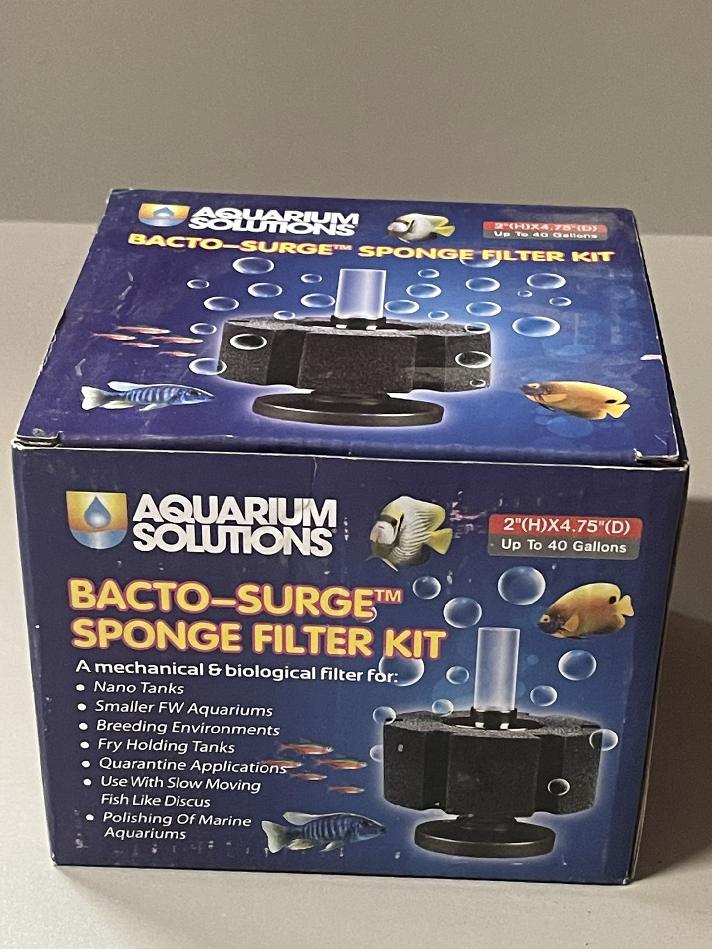 Aquarium Solutions Bacto Surge Foam Filter