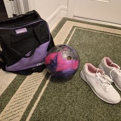 Bowling Ball, Bag & Shoes