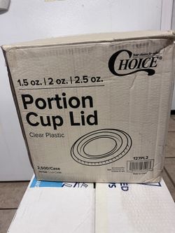 Choice brand portion cup Lids