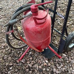 Sand Blaster Plus Apparently 3 Bags Of Black Sand