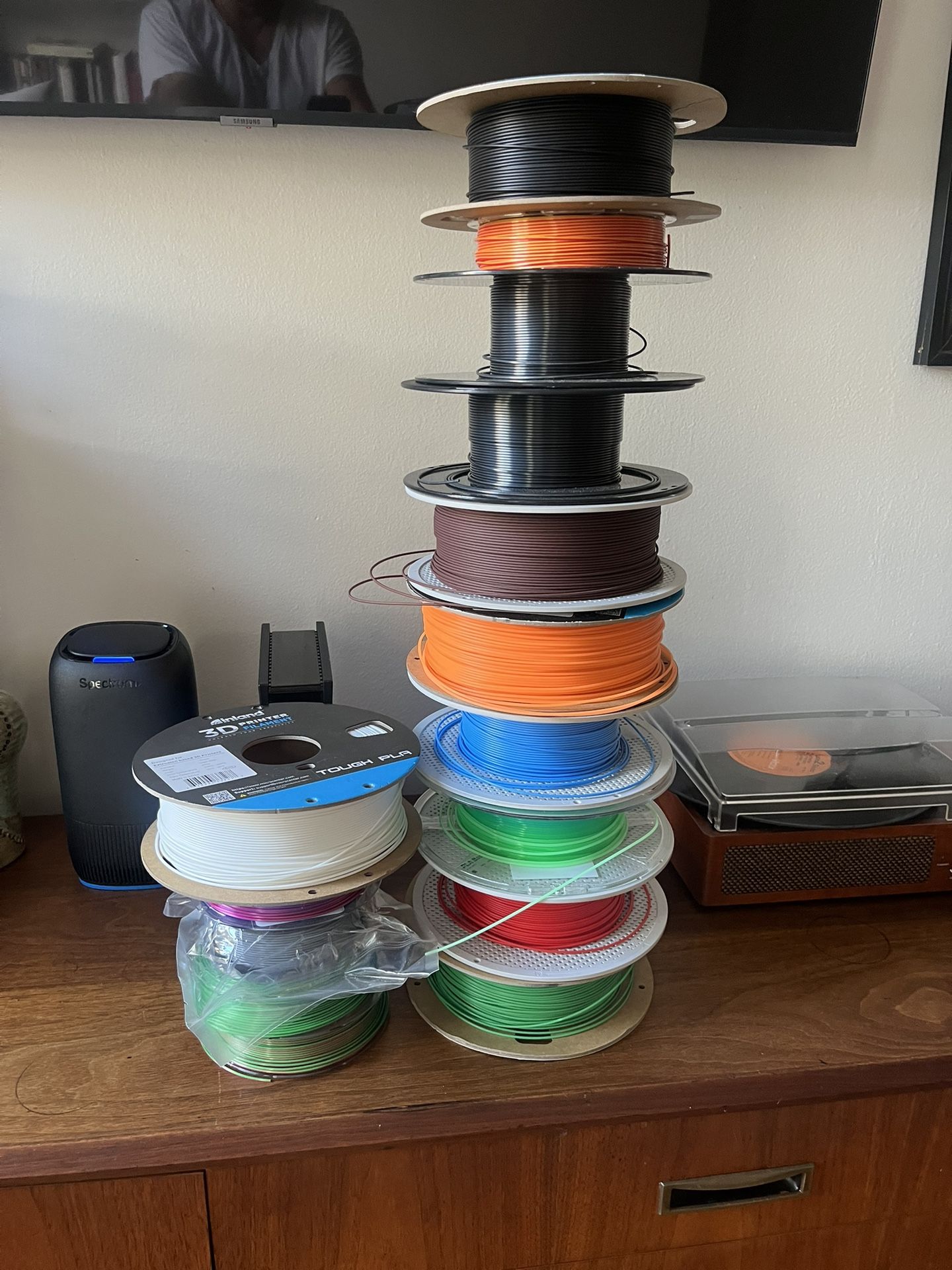 3d Printing Spools Of Filament