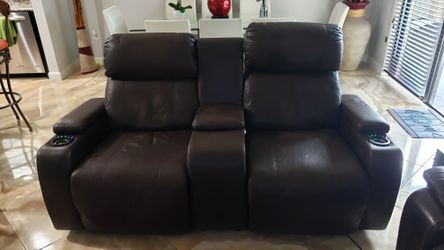 Sofa Reclinable , Consola Para Tv