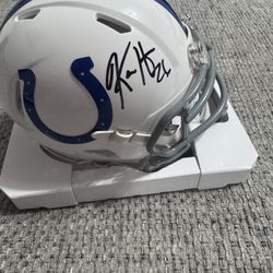 Kelvin Hayden Signer Autograph Indianapolis Colts Mini Helmet - JSA Coa