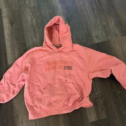 Essentials Pink hoodie 