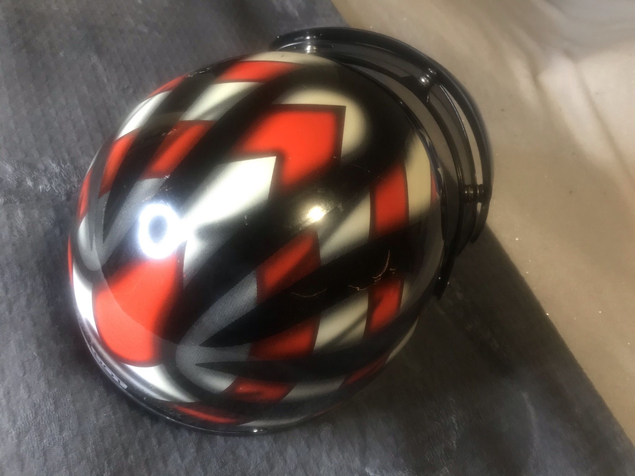 American Flag Patriotic Graphic Pattern Half Helmet