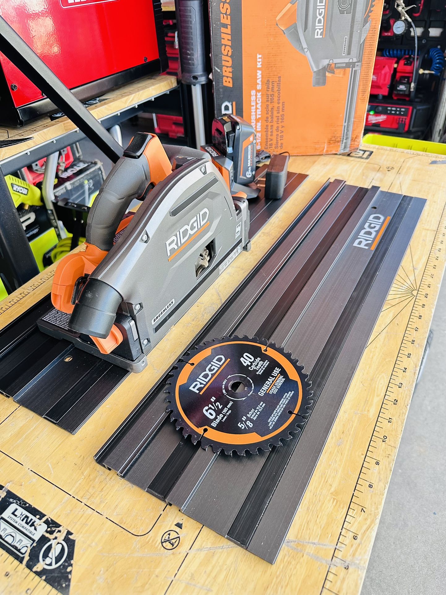 RIDGID 18V ., Track Saw ..!!