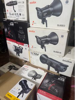 LED video  lights GODOX  &  AMBITFUL  lights $60 different prices
