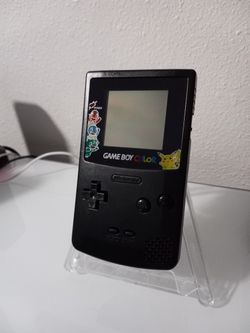 Gameboy Color With Black Pokémon Shell