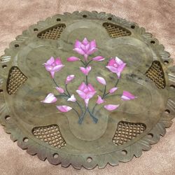Beautiful Hand Crafted Soap Stone Plate