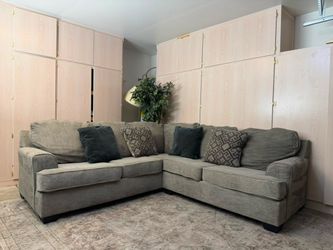 Gray sectional- free delivery