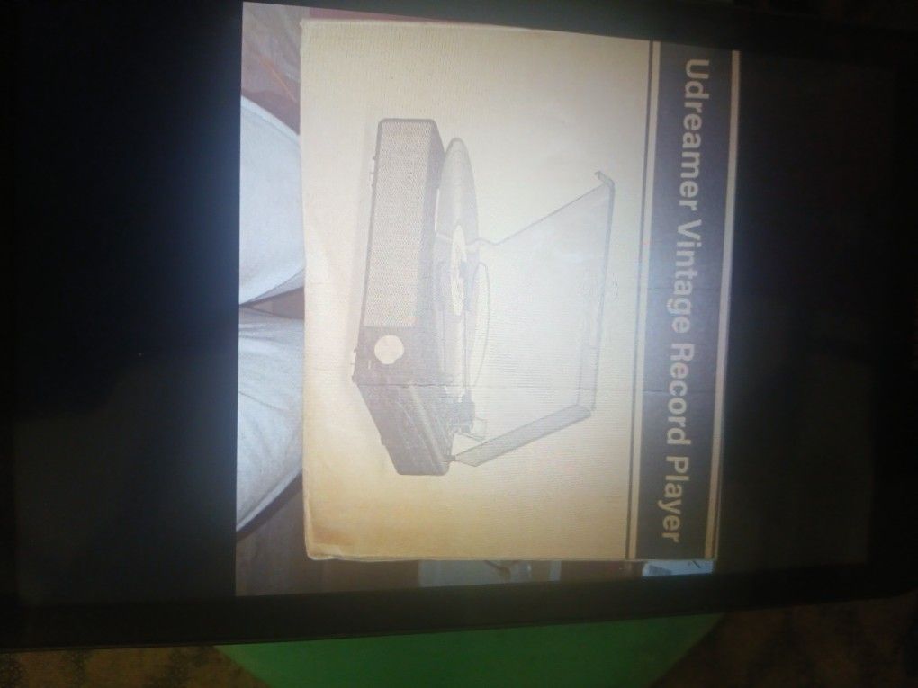 Udreamer Vintage Record Player Bluetooth