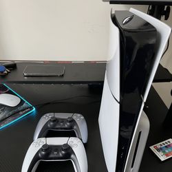PS5 With 2 Controllers 
