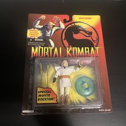 Rayden Raiden 1994 Mortal Kombat Action Figure Sealed New