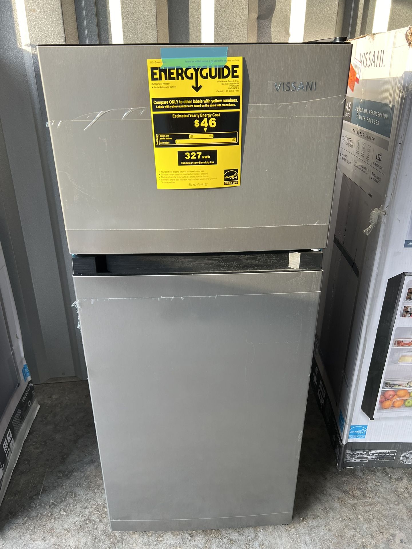 Vissani 4.5 Freezer Fridge