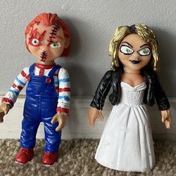 Handmade Chucky Doll & Bride of Chucky Tiffany Collectible Miniature